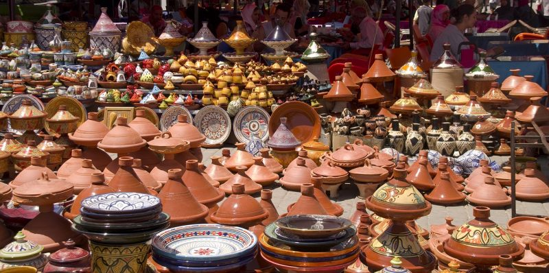 Local market or traditional gathering in Dakhla